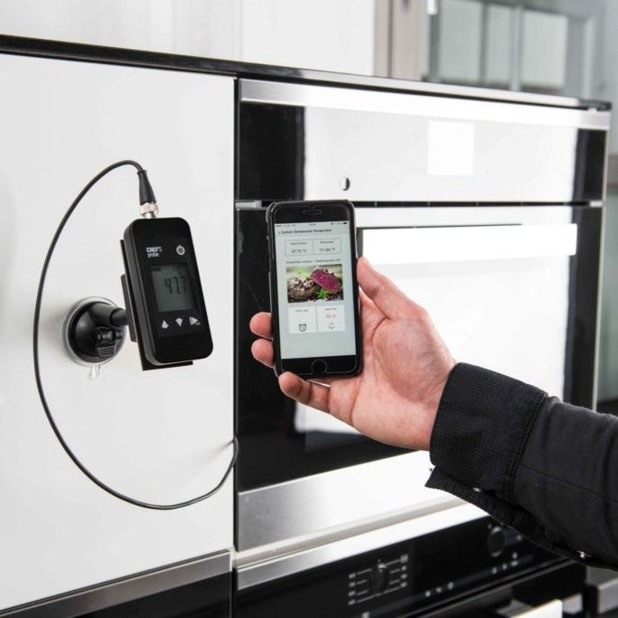 grill-thermometer, Wagyu Steak Temperatur messen