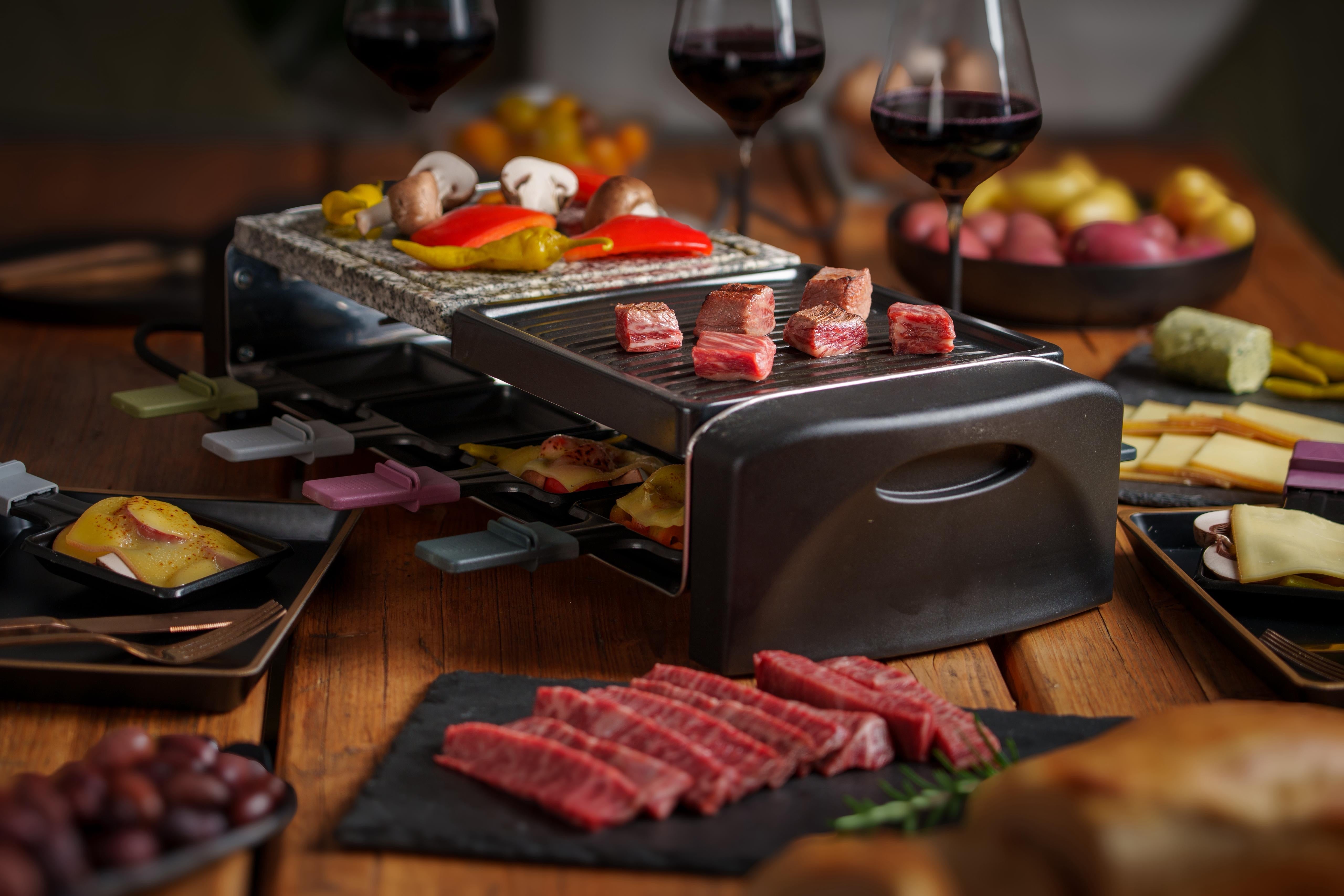 WAGYU TRANCHEN VOM RACLETTE IN TERIYAKI SUACE