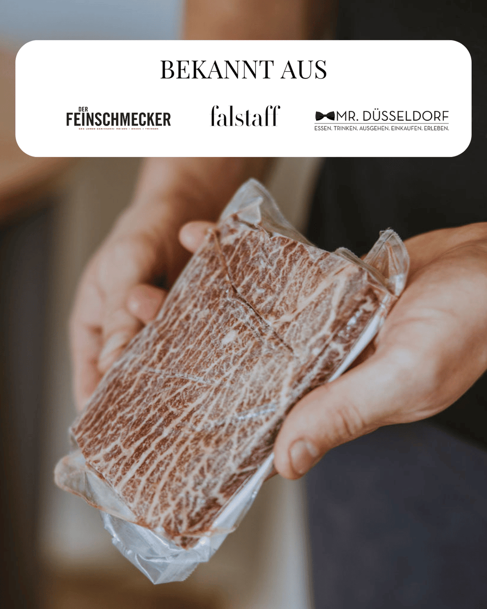 Bestes Fleisch Deutschlands für Weihnachten, Fleisch verschenken, Fleisch Falstaff, Fleisch Feinschmecker, Fleisch Düsseldorf